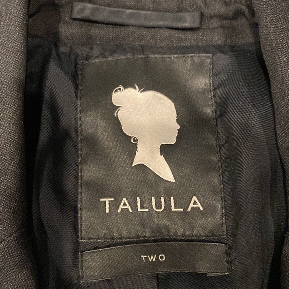 Aritzia Talula charcoal Grey wool blazer, Size 2 - Picture 2 of 8